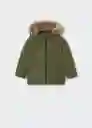 Anorak Pol Khaki Talla 69 Niños Mango