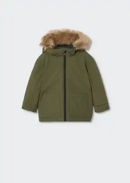 Anorak Pol Khaki Talla 69 Niños Mango