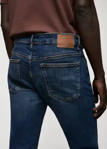 Pantalón Jean Jude-I Dirty Oscuro Talla 36 Hombre Mango