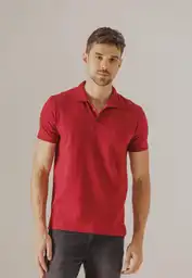 Camiseta Polo Jersey Hombre M - Vino