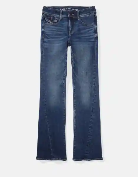 Jean Kick Mujer Azul 00 American Eagle