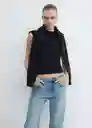 Top Gasparin Navy Talla S Mujer Mango