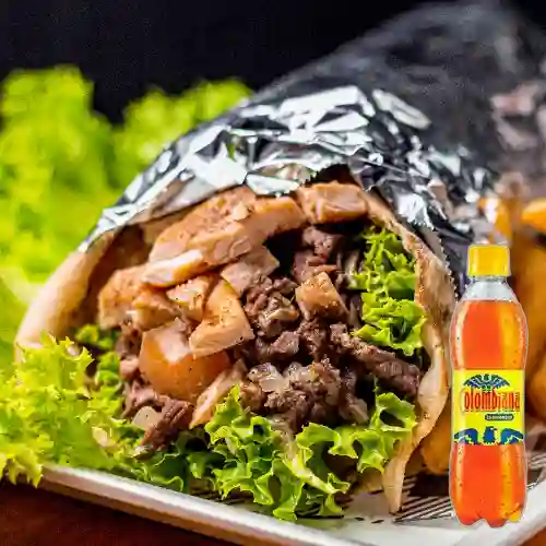 Combo Shawarma Pequeño + Colombiana 400 ml