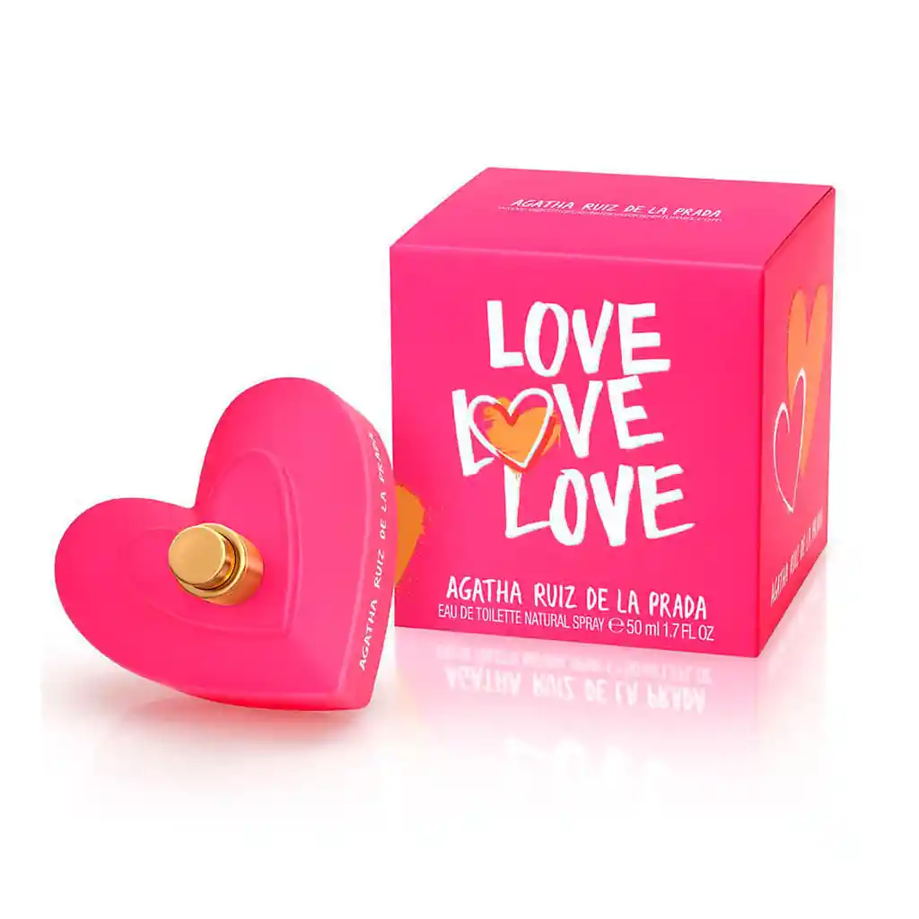 Agatha Ruiz De La Prada Perfume Love Love Love Para Mujer 50 Ml