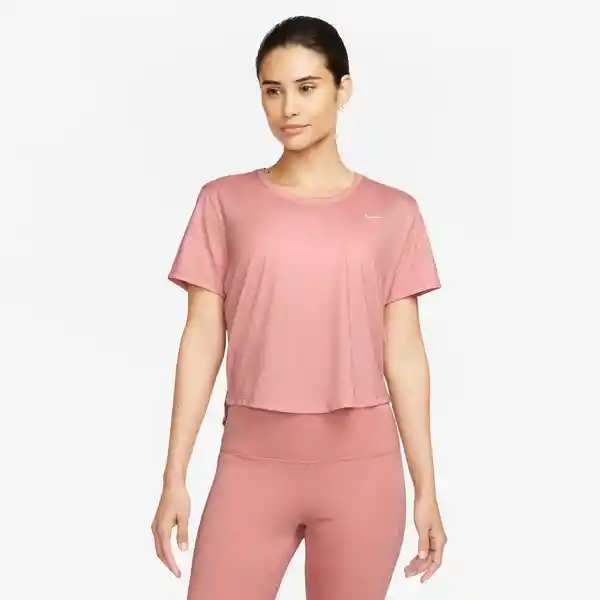 Nike Camiseta W Df Swoosh Aop Crop Rosado T.L Ref: FB4681-618