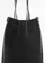 Bolso G Elliot Negro Talla 99 Mujer Mango