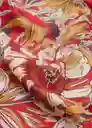 Pañuelo Bloom Rojo Talla 99 Mujer Mango