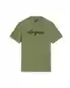 Camiseta Chain Graphic Verde Loden Oscuro Talla XS Chevignon