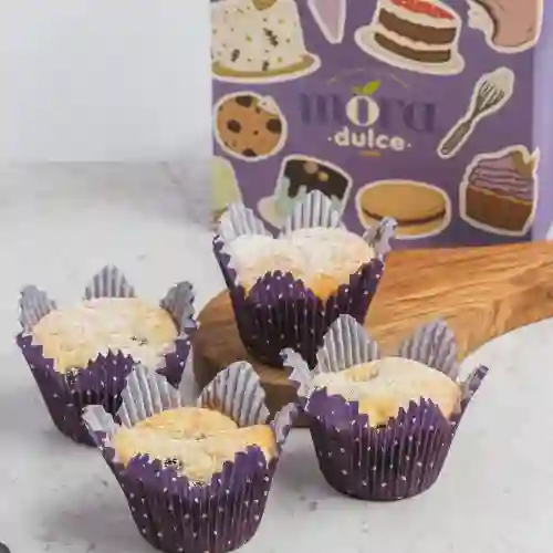 Caja de Muffins de Arandanos X4