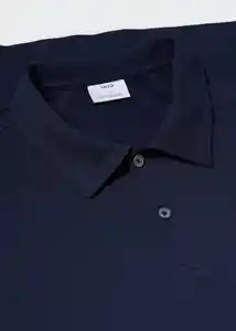 Camiseta Polo Ezequi Navy Talla S Hombre Mango