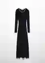 Vestido Shadowin Negro Talla XS Mujer Mango