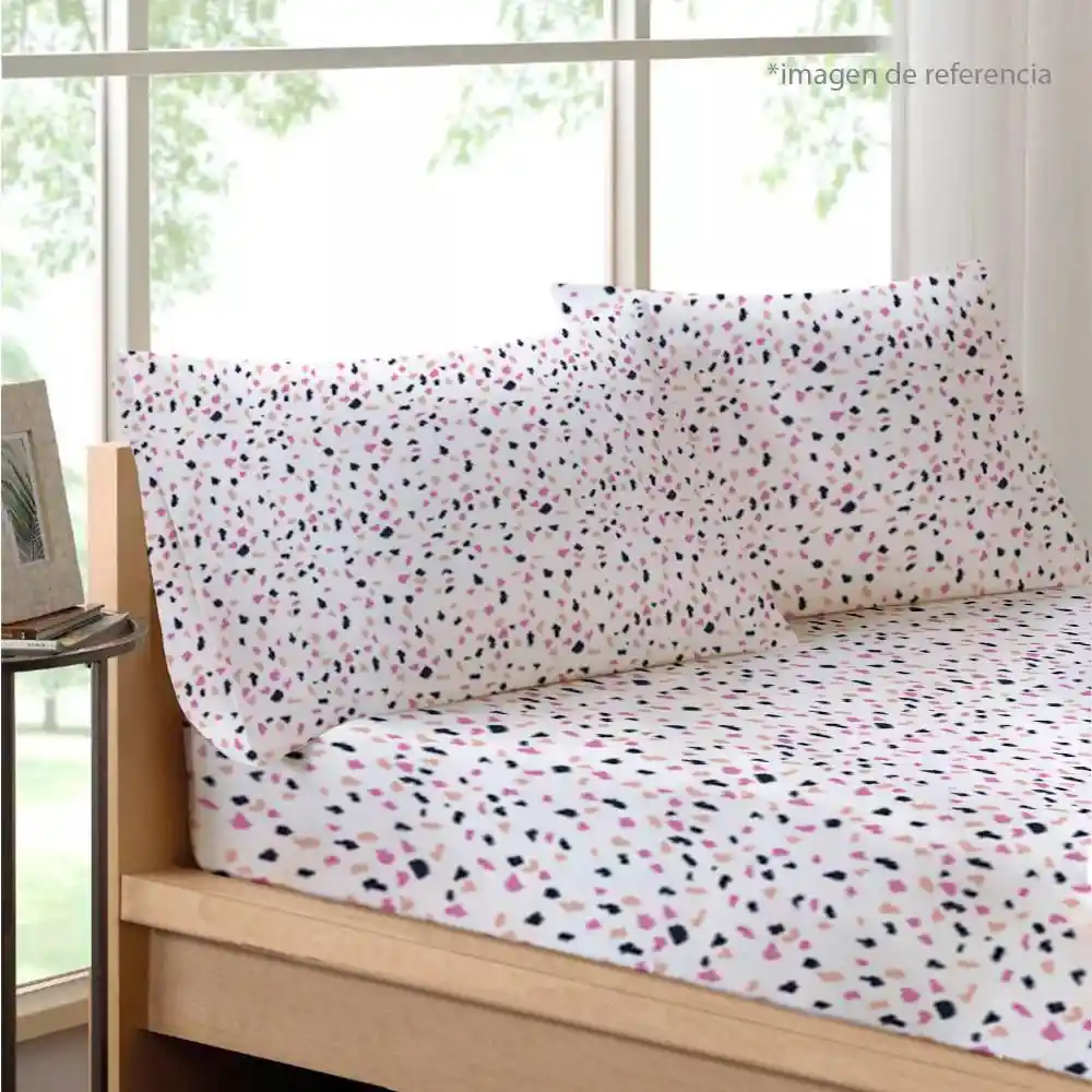 Semi/juego Cama Estamp Exito Queen (160 X 190 Cm) 0 Poliéster Coky
