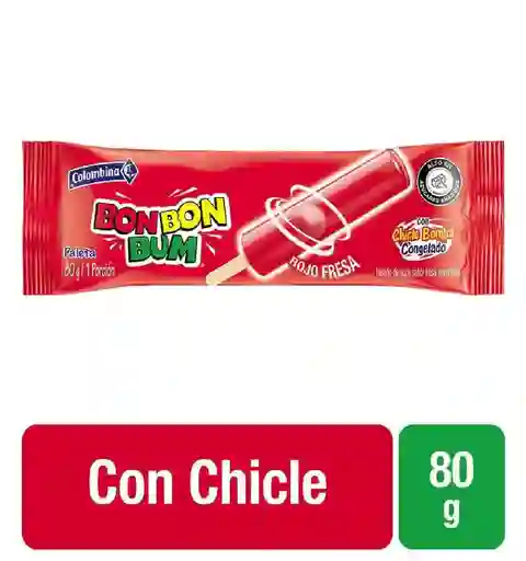 Helado Paleta Agua Bon Bum80 Gramos