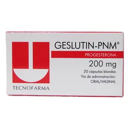 Geslutin (200 mg) 20 Cápsulas