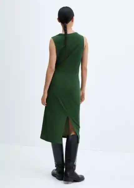 Vestido Fertina Verde Talla XS Mujer Mango