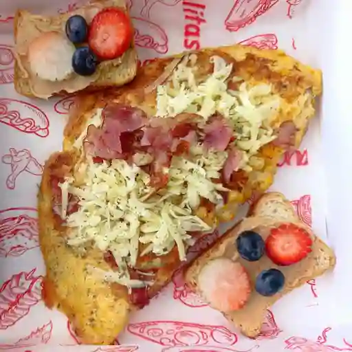 Omelette con tocineta