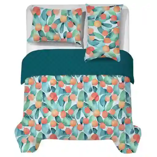 Quilt Db Dfaz Microf 100%p 90gm Doble-estampado