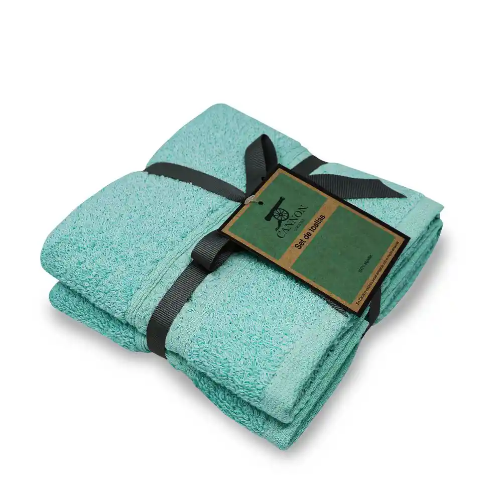 Toalla 40x70 en 460 Gm Turquesa