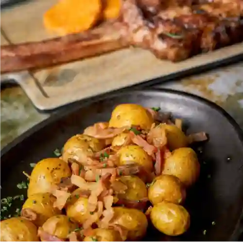 Papas Criollas con Tocino Trufadas
