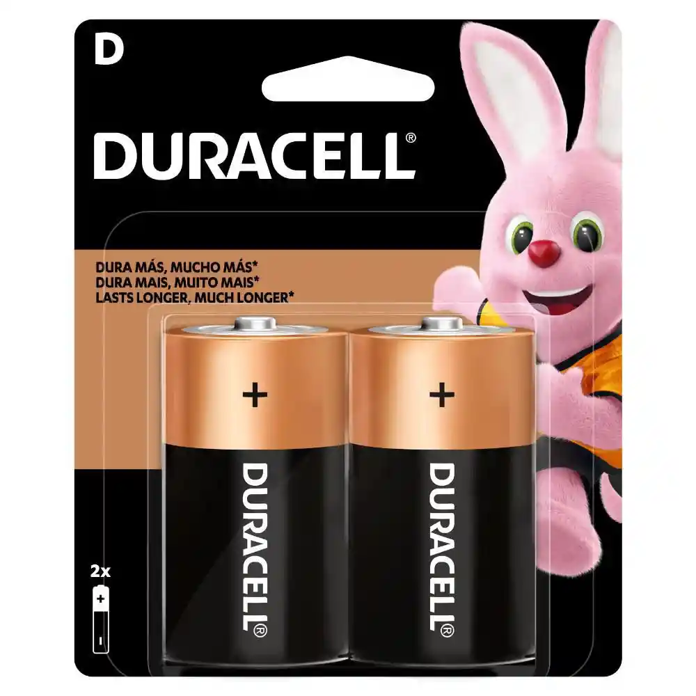 Duracell Tipo D X2