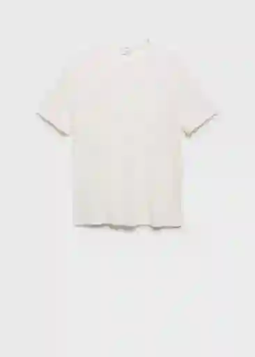 Camiseta Liman Blanco Talla S Hombre Mango