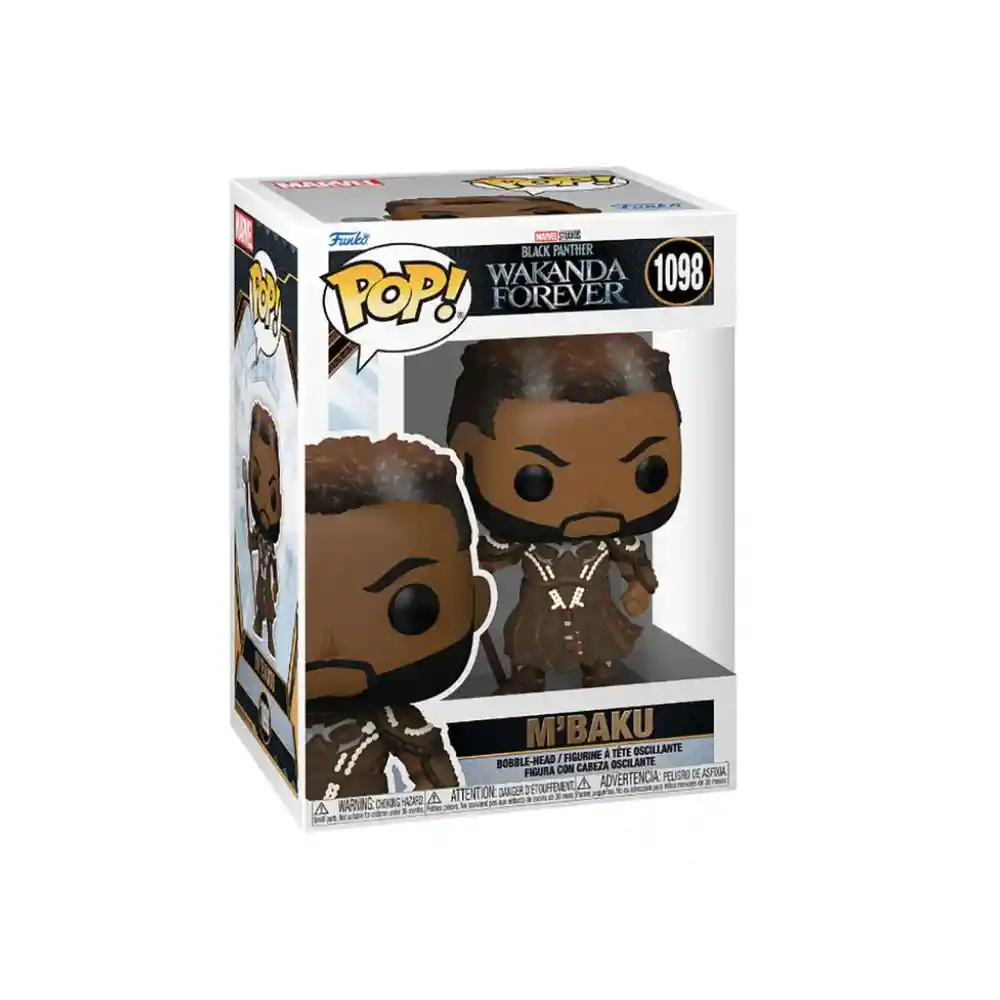 Funko Pop Figura de Colección Black Panther Wakanda M Baku