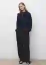 Jersey Latas Navy Talla L Mujer Mango