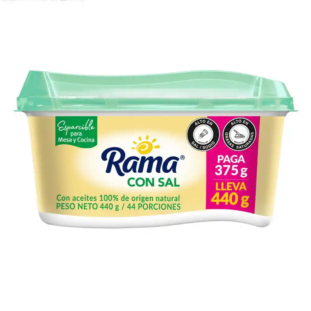 Rama Mantequilla Esparcible con Sal 