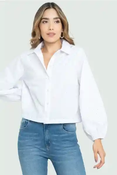 Camisa Glow Color Blanco Talla S Ragged