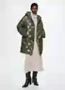 Anorak Gamba Khaki Talla M Mujer Mango