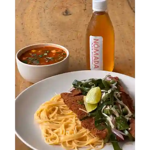 Menú del día cítrica pal calor veggie