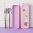 Juego de Cubierto Baby Serie Bt21 Miniso