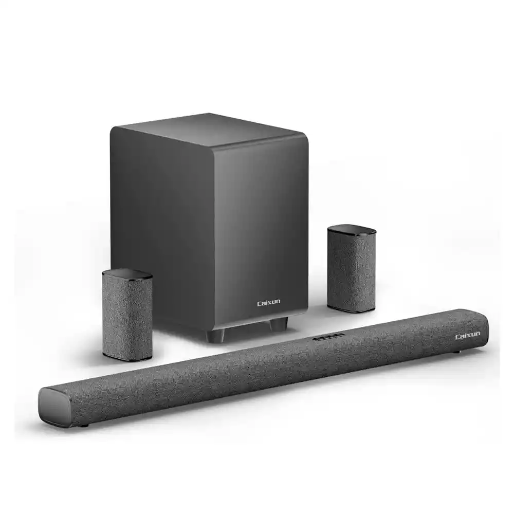 Barra de Sonido Premium Caixun 5.1.2 Ch 500 Watts de Potencia