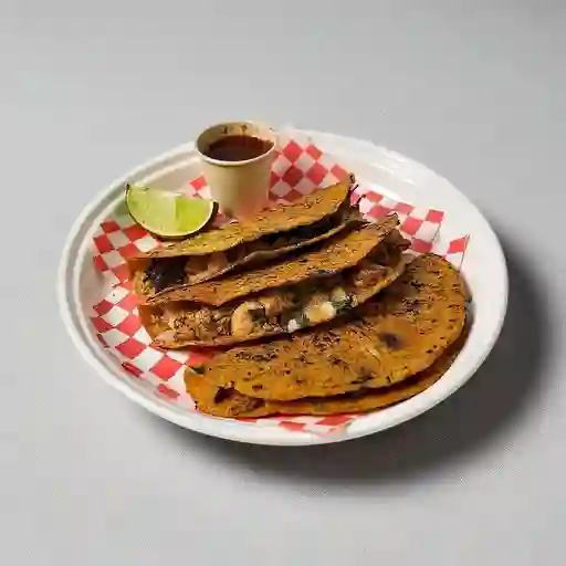 Bandeja Tres Tacos Queso