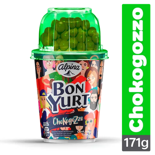 Bon Yurt Alimento Lácteo Chokogozzo con Cereal de Chocolate