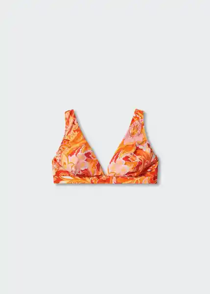 Top Bikini Gala 2 Naranja Talla 24 Mujer Mango