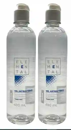 Elemental Gel Antibacterial Elemental X 480Ml X 2Und 