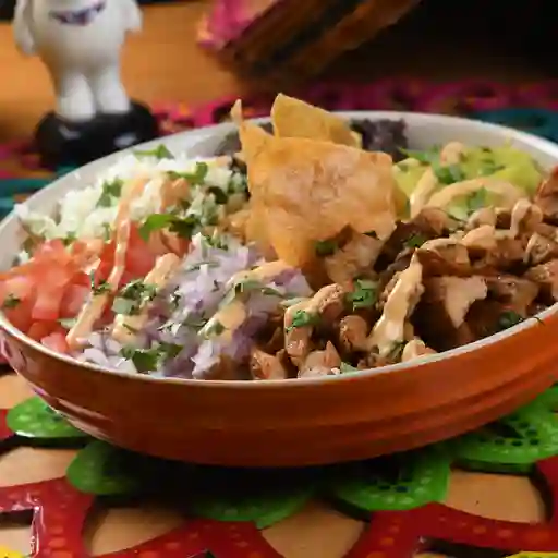 Burrito bowl + bebida