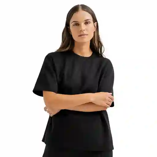 Camiseta Manga Corta Fermenino Arriety Comfy Punto Blanco Talla S