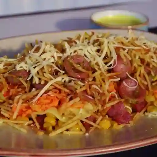 Mazorca pollo y chorizo