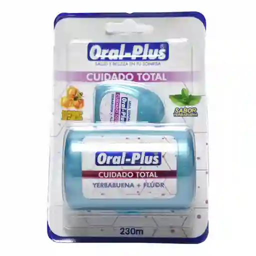 Oral Plus Seda Dentalyerbabuena X200 Metros + Seda Dental X30 Metros