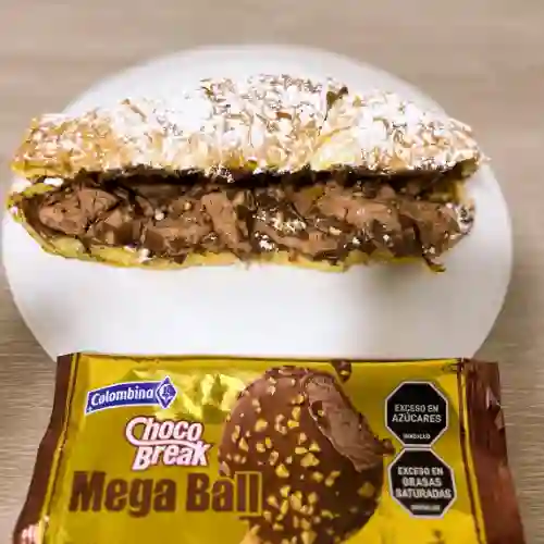 Croissant Choco Break Mega Ball Helado