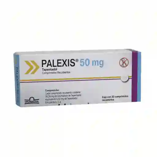 Palexis R- 50Mg Tapentadol Comprimidos Recubiertos