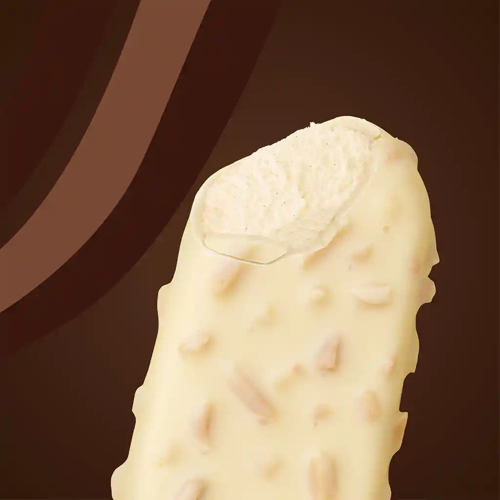 Paleta Helada Magnum Almendras Chocolate Blanco