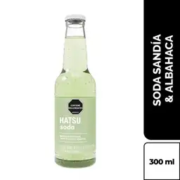 Hatsu Soda Sandía y Albahaca 300 mL