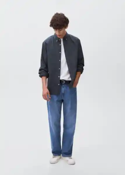 Camisa Victor Navy Talla 22 Teen Niños Mango