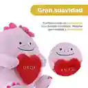 Peluche Dinosaurio Rosa Serie Mini Family 10 in 25.5 cm Miniso