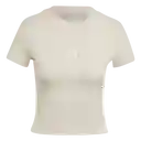 Adidas Camiseta 3S Sj Baby Manga Corta Mujer Gris Talla M
