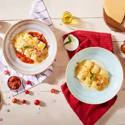 CANELONES DE POLLO GRATINADO