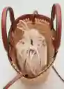 Bolso P Nido Cuero Talla 99 Mujer Mango